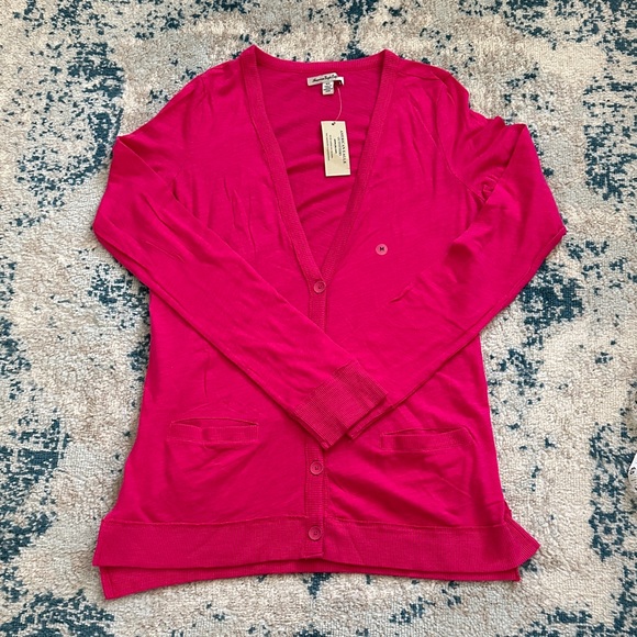 American Eagle Outfitters Sweaters - American Eagle Outfitters Fuchsia Cardigan Sweater NWT